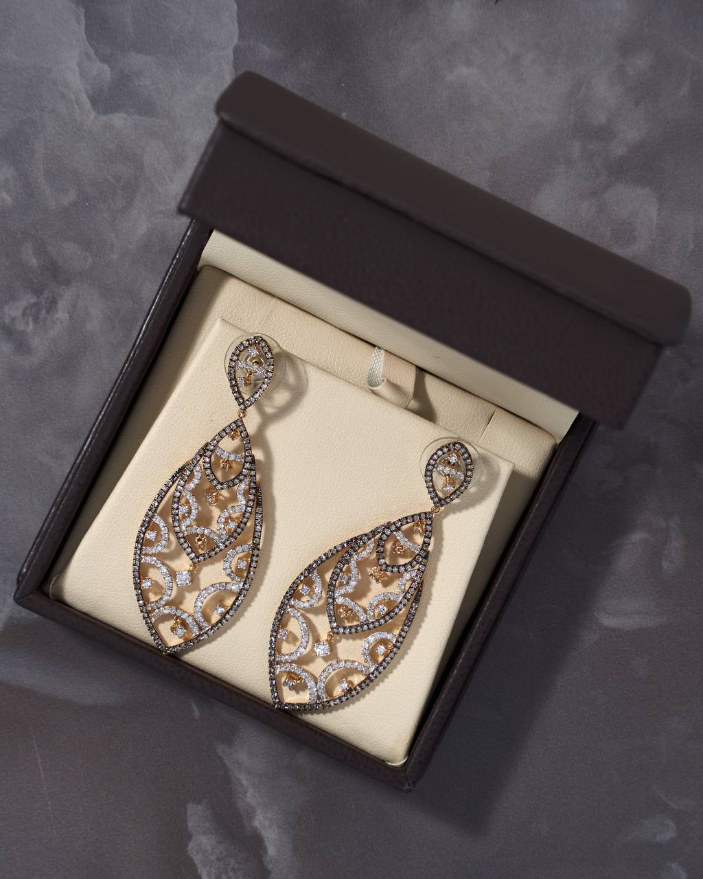 Earrings Gold 585 & Diamonds