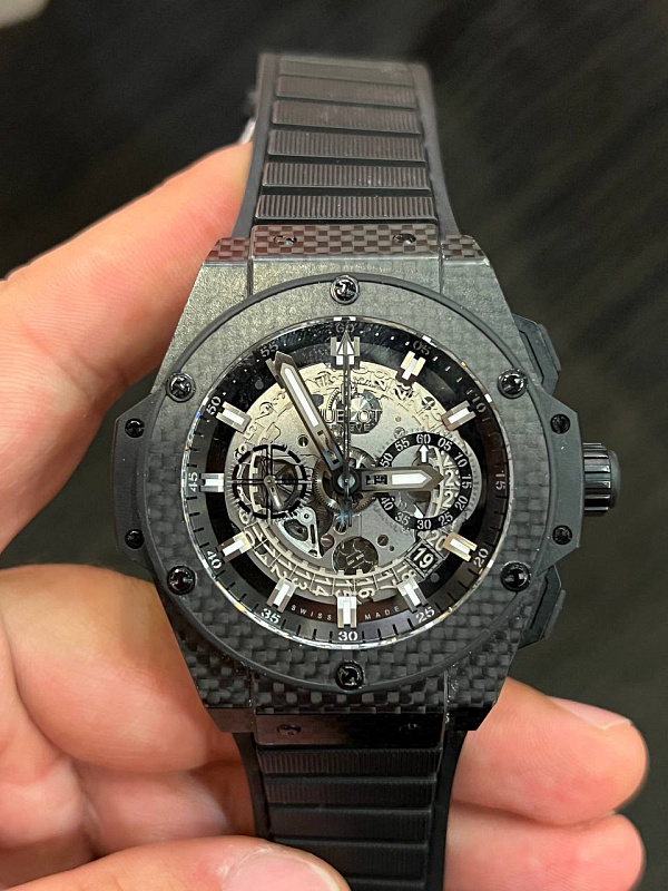Hublot King Power Unico Skeleton Dial Chronograph Carbon 