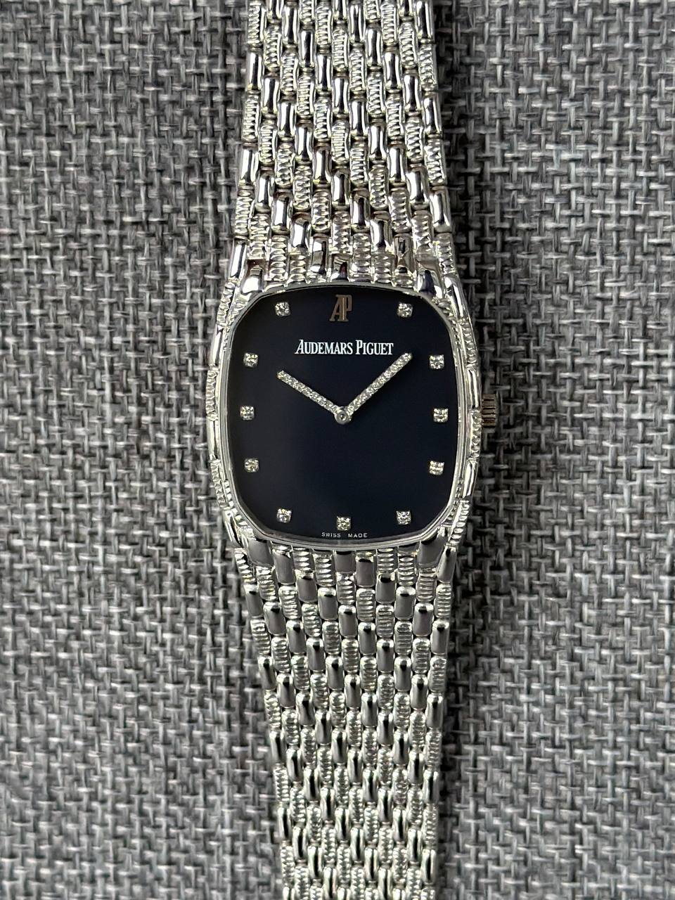 Audemars Piguet Cobra White Gold Diamond Hands 14975 NOS