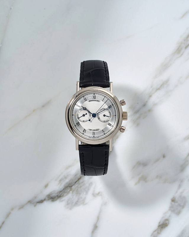 Breguet Classique Chronograph White Gold 5237