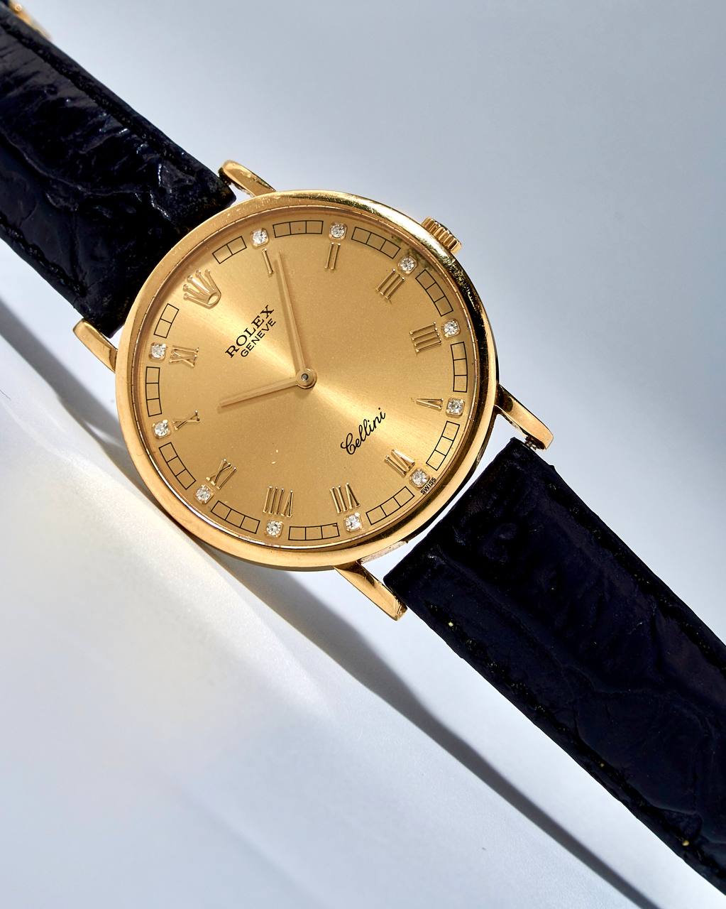 Rolex Cellini 32mm Champagne Diamond Dial 5112 