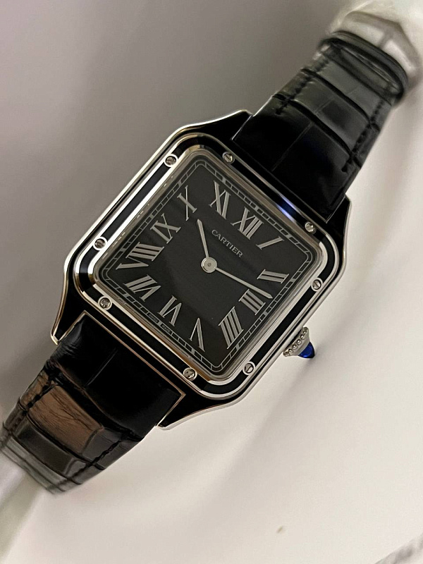 Cartier Santos Dumont “Black Lacquer” 4298 NEW 2025