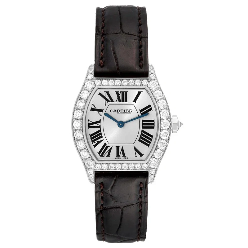 Cartier Tortue White Gold with Diamonds 2644