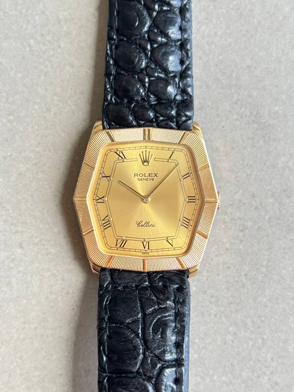 Rolex Cellini Champagne Romain Dial 4170