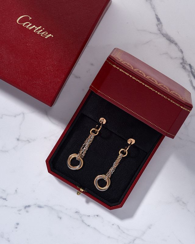 Cartier Trinity Gold Earrings
