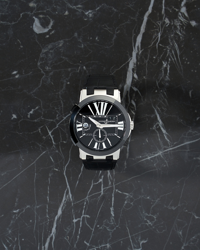Ulysse Nardin Functional Executive Dual Time Steel & Ceramic Black