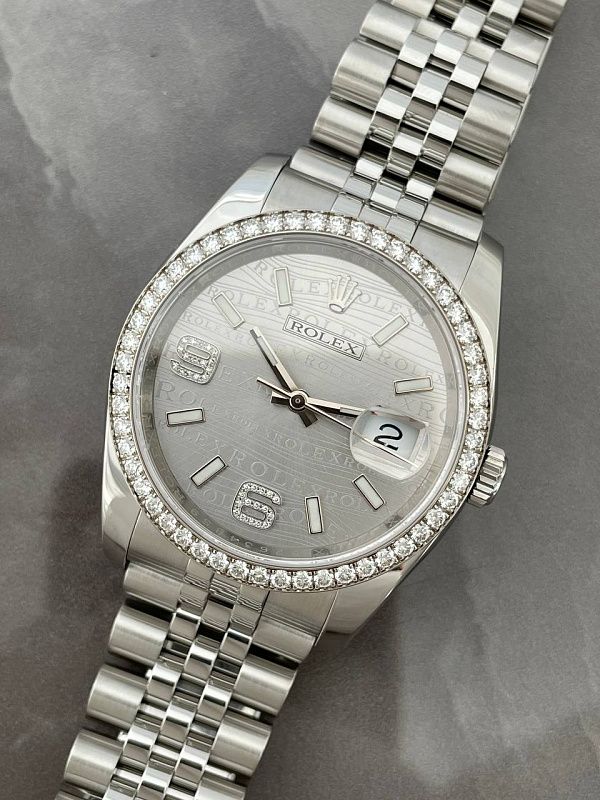 Rolex Oyster Perpetual Datejust 36mm with box. Двойной сложности