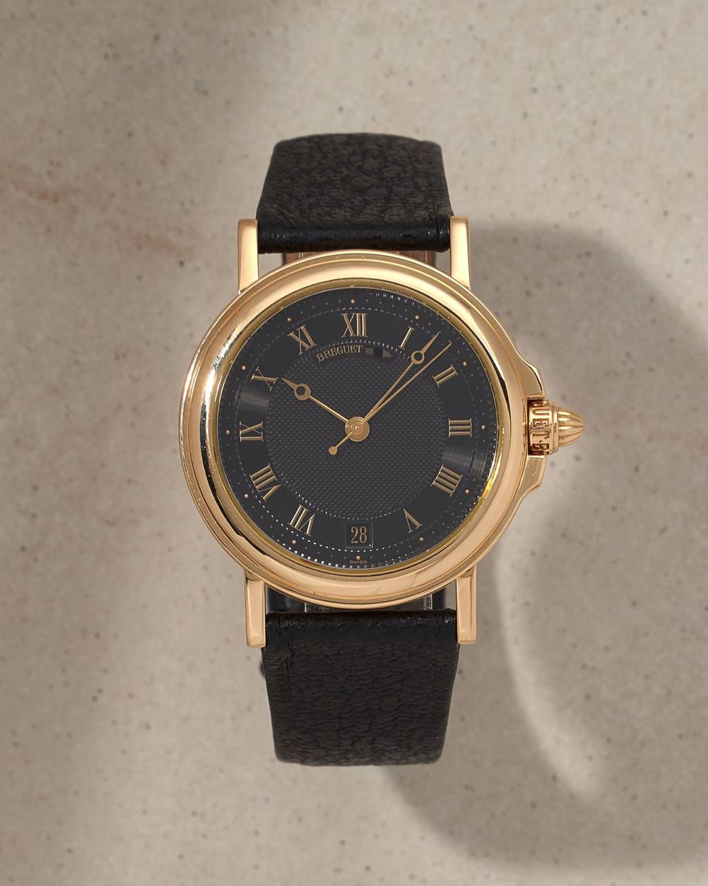 Breguet Marine Gold Black Dial 3400